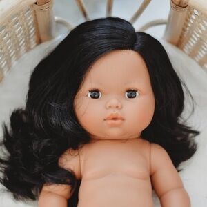 MINI COLETTO AURORA Charming Black-Haired Doll